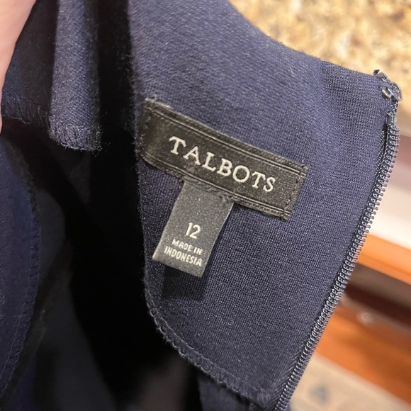 Talbots Colorblock Ponte Sheath Dress - Picture 7 of 7